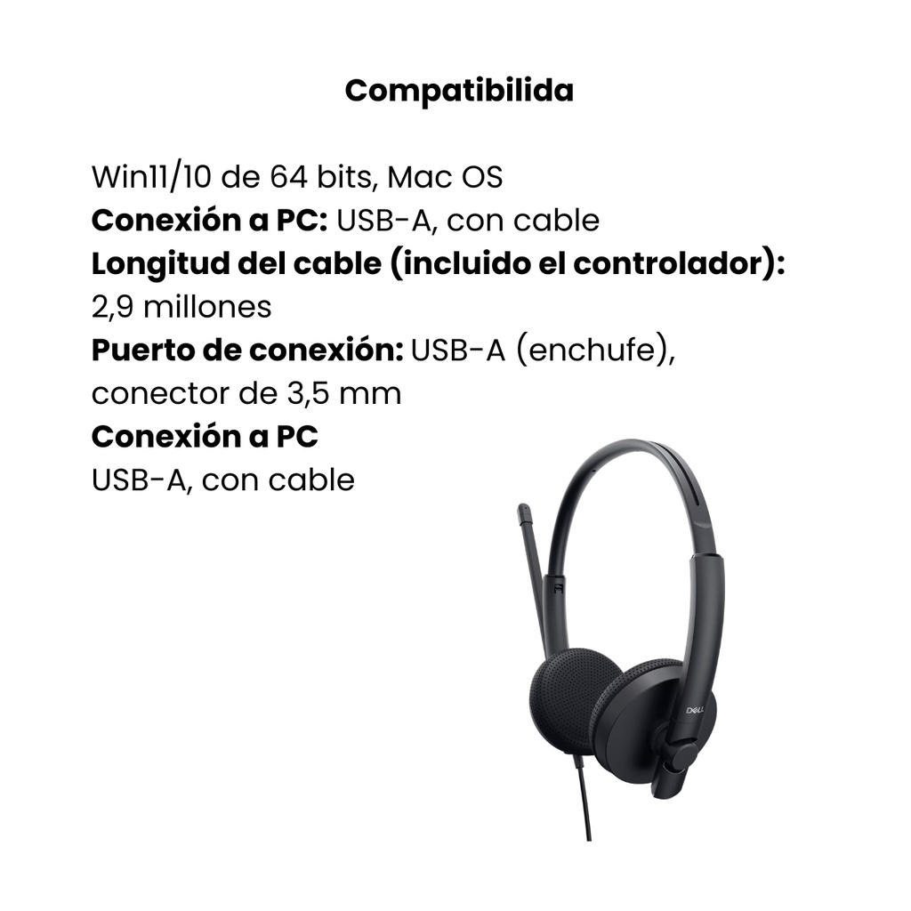 Dell Stereo Headset â## WH1022