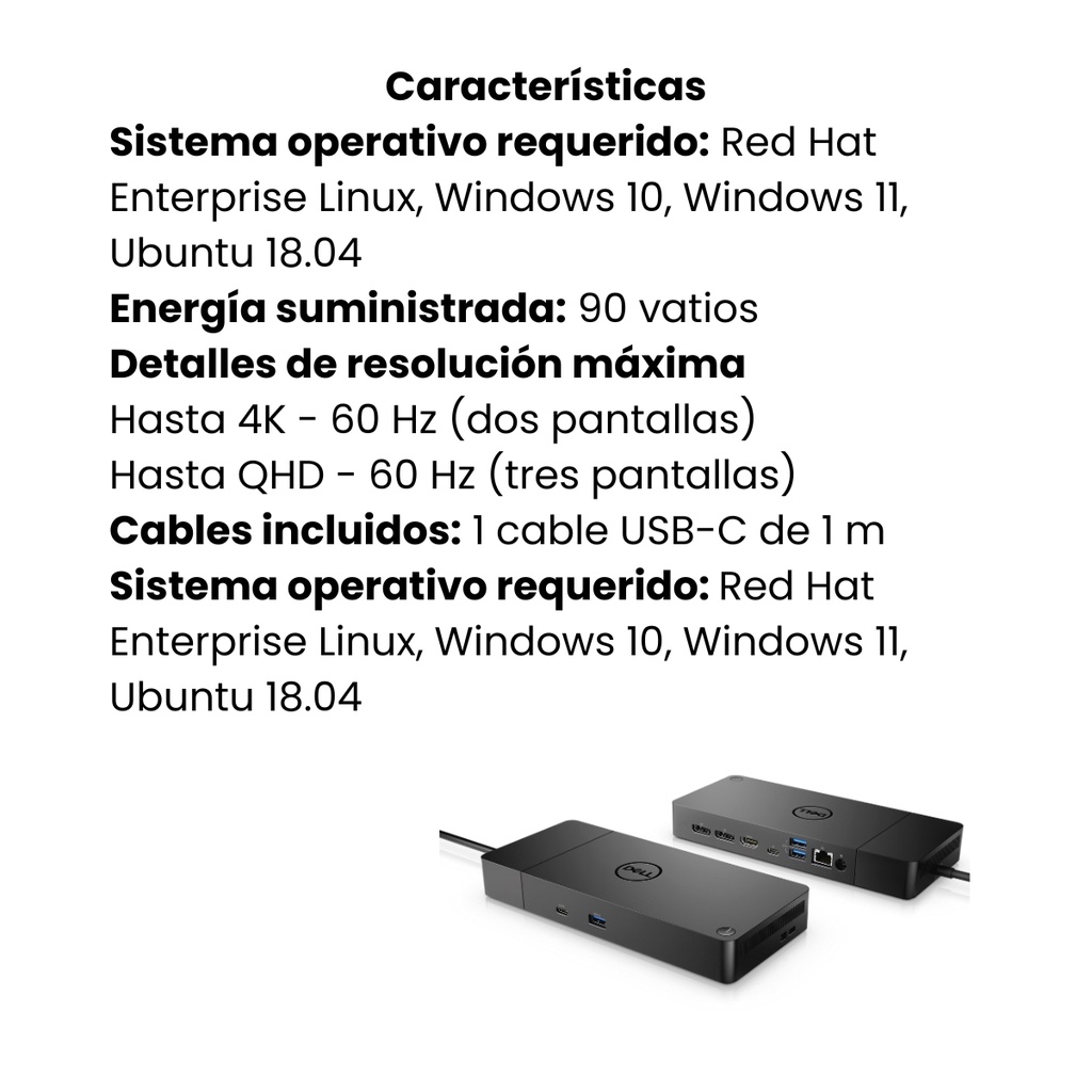 Docking DELL WD19S130W