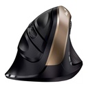 Additional Image for Mouse GENIUS Ergo  8250 Dorado Tipo: Optico/Botones: 6/Resolucion: 800 / 1200 / 1600 DPI/Interfaz: 2.4 GHz/Puerto USB/Alcance: 10 metros (sin interrumpir)/Alimentacion: 1 pila AA (incluida)/Medidas: 111.2 x 78.3 x 73.8 mm/Peso: 97 gr
