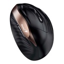 Additional Image for Mouse GENIUS Ergo  8250 Dorado Tipo: Optico/Botones: 6/Resolucion: 800 / 1200 / 1600 DPI/Interfaz: 2.4 GHz/Puerto USB/Alcance: 10 metros (sin interrumpir)/Alimentacion: 1 pila AA (incluida)/Medidas: 111.2 x 78.3 x 73.8 mm/Peso: 97 gr