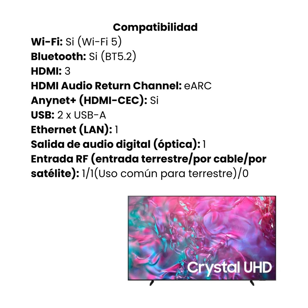 Televisor Samsung LED 98" Crystal