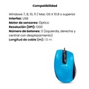 Mouse  Alámbrico Genius Ergonómico DX-150X USB Azul