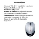 Mouse Genius Nx-9000BT Bluetooth Plateado