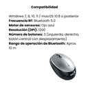 Mouse Genius Nx-9000BT Bluetooth Plateado
