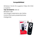 Apuntador Laser Genius 100 USB Media Negro