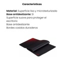 Pad Mouse Genius G-Pad 700S, Tamaño XL, 30 x 70 cm, Color Negro/Rojo