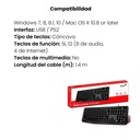 Teclado Genius KB-117 USB Alámbrico - Negro
