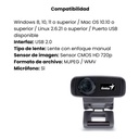 Cámara web Genius FaceCam 1000X