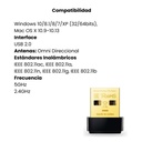 Tarjeta de Red Nano USB Inalámbrica  Doble banda TP-LINK AC600