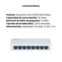 Switch Dahua Giga No Administrable 8 puertos 10/100/1000 (Plástico)