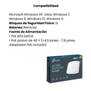 Punto de Acceso Gigabit TP-LINK Inalámbrico MU MIMO AC1350 de Montaje en Techo - Blanco