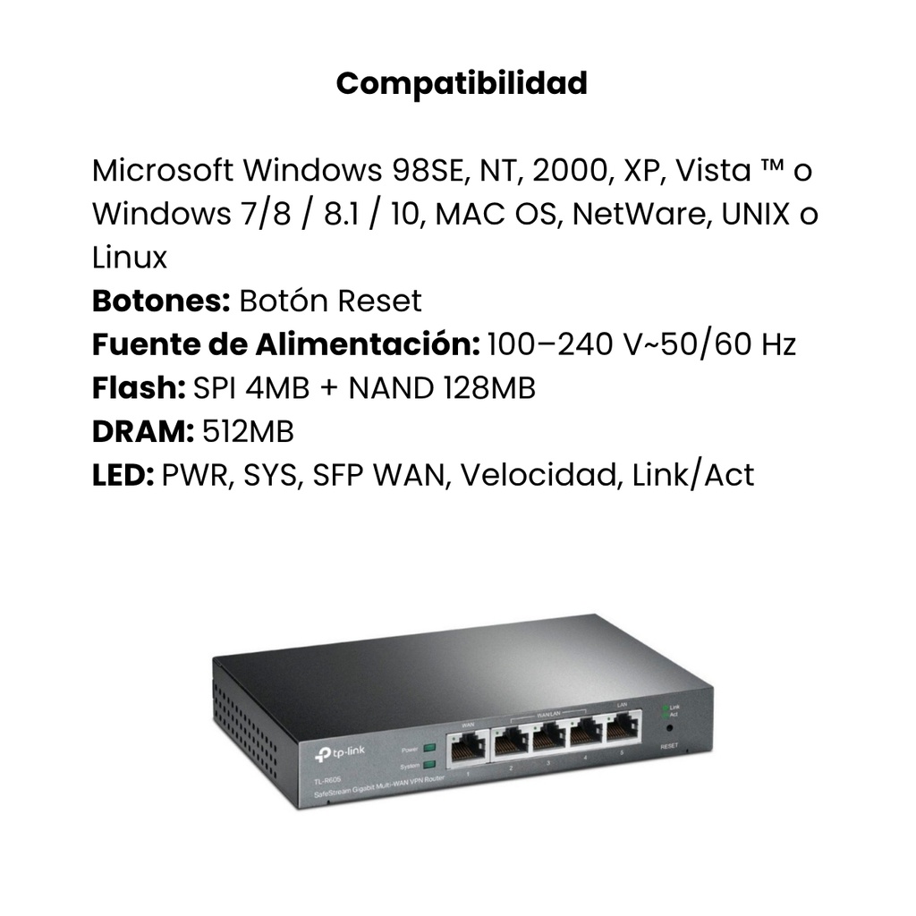 Router Tplink VPN Gigabit Multi-WAN