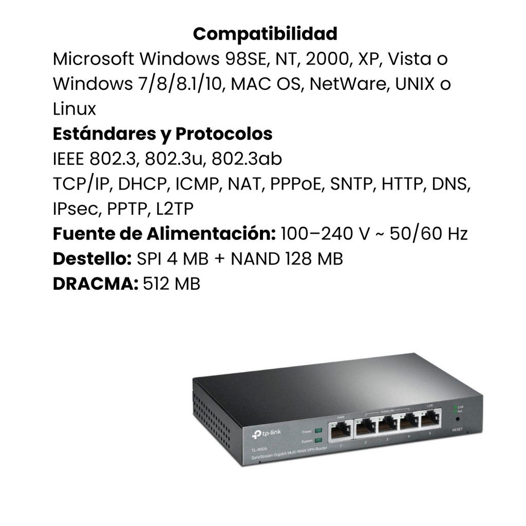 Router Tplink VPN Gigabit Multi-WAN
