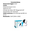 Camara Wifi Tp-Link Tapo C210 2K Giratoria Voz App Celular - Blanco 