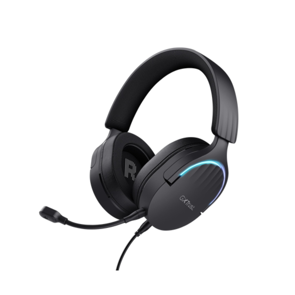 Audífono Diadema Trust Gxt 490 Fayzo Gamer Sonido 7.1 USB Negro