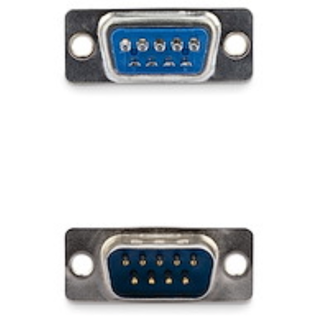 Conector D-SUB DB9 Serial Macho Ensamblado Con Carcasa Plástica Garantía De Por Vida