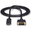 Cable StarTech Convertidor DisplayPort A DVI Pasivo, Soporte De Resoluciones De Hasta 1920x1200 Y Resoluciones HDTV De Hasta 1080p, Pasivo, 1,8 mts