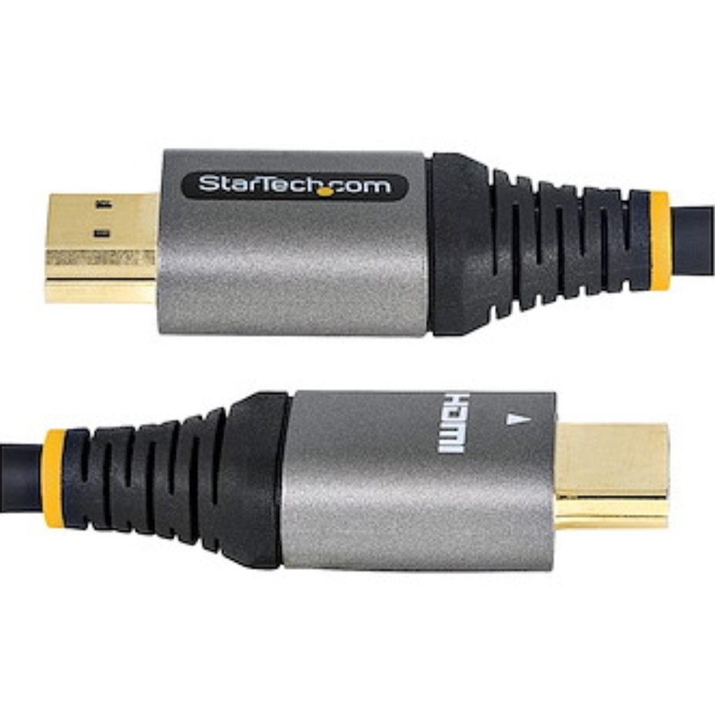 Cable StarTech HDMI 2.0 Con Ethernet De Alta Velocidad Ultra HD 4K 60Hz - HDR10, ARC, Cable De Vídeo HDMI UHD, Macho A Macho, Conectores Recubiertos En Oro,1 mts 