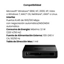 Switch TP-LINK NO administrable 16 puertos RJ4510/100 Mbps Auto-Negociación, compatible con Auto MDI - Negro