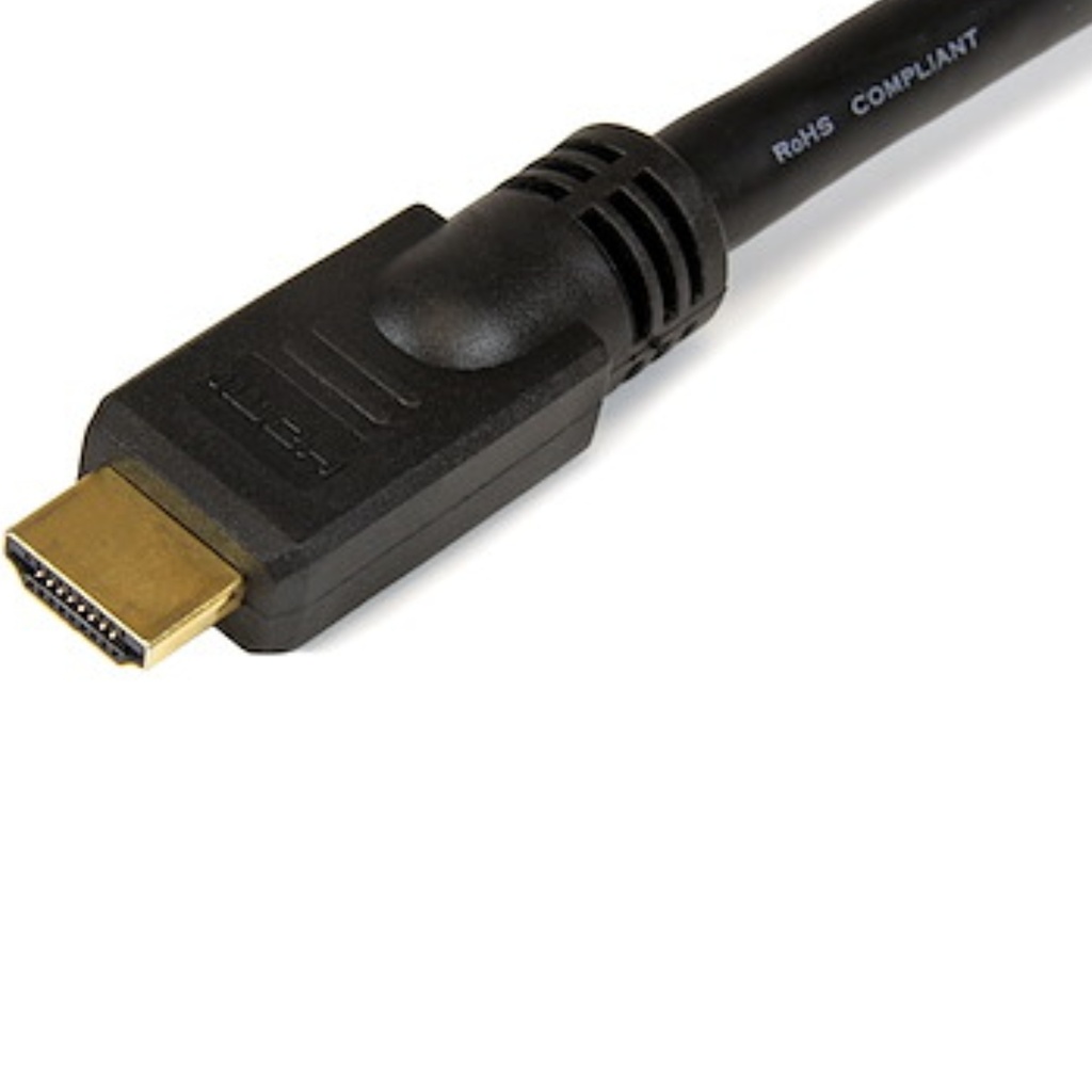 Cable StarTech HDMI De Alta Velocidad Ultra HD 4k x 2k Macho A Macho, Conectores Recubiertos En Oro, Cable Tipo Jacket PVC-Polyvinyl Chloride, Cable Blindado En Lámina De Aluminio Mylar Con Malla Trenzada,7 mts