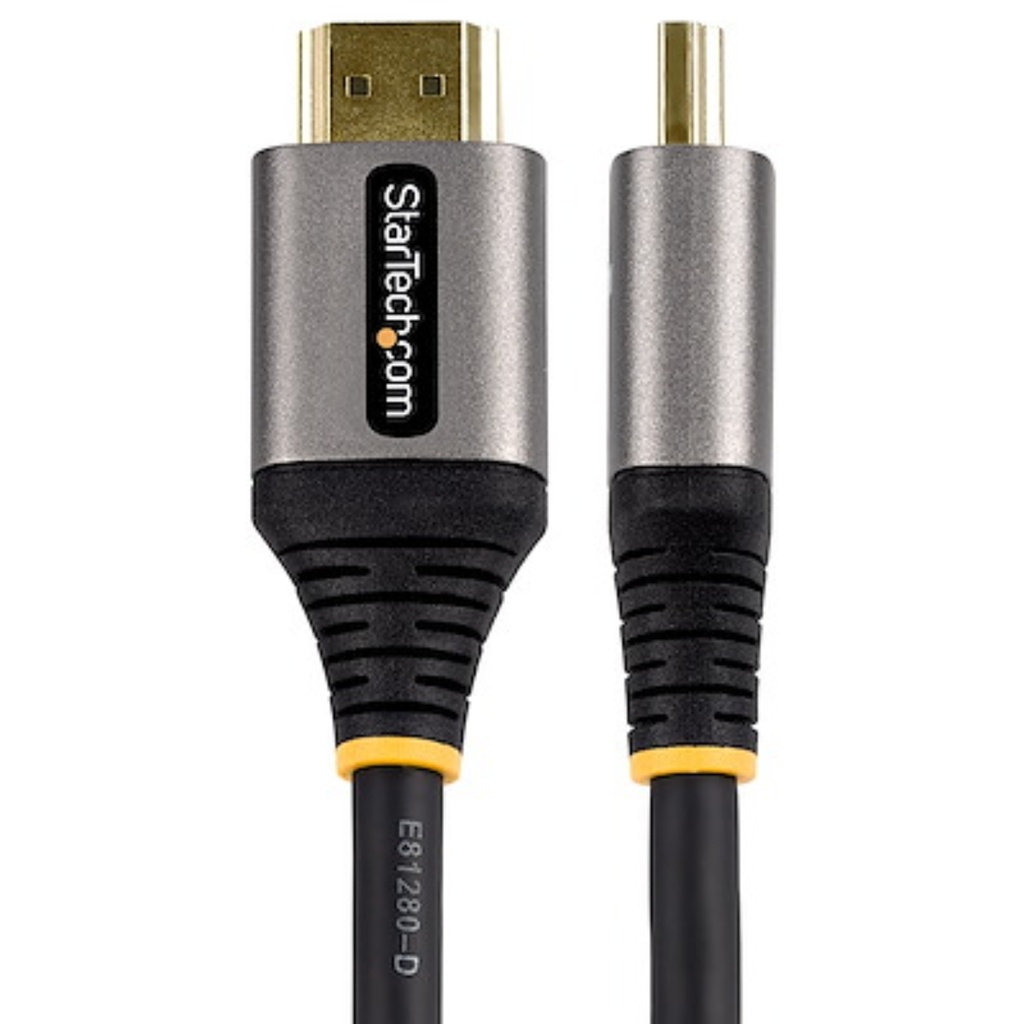 Cable StarTech HDMI 2.1 Con Certificado Ultra Alta Velocidad 48 Gbps Macho/Macho, 8K 60Hz Conectores Recubiertos En Oro, 3 mts 