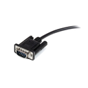 3m Straight Through Serial Cable M/F BK