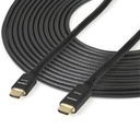 Cable StarTech HDMI Alta velocidad Activo CL2 24AWG Macho A Macho, Circuitos Integrados De Amplificador Activo Para Conexiones A Distancias Más Largas Sin Pérdida De Señal, Soporte Resoluciones Ultra HD De Hasta 4K X 2K, Certificación CL2 Para Instalaciones En Paredes, Conectores Recubiertos En Oro, 20 mts 