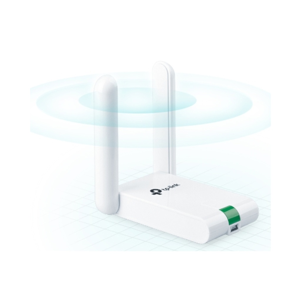 Plataformas2025*TP-Link USB 300Mbps, alta ganancia, Blanco