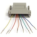 Adaptador Conversor StarTech Modular Serial DB25 A RJ45 Macho A Hembra Garantía De Por Vida