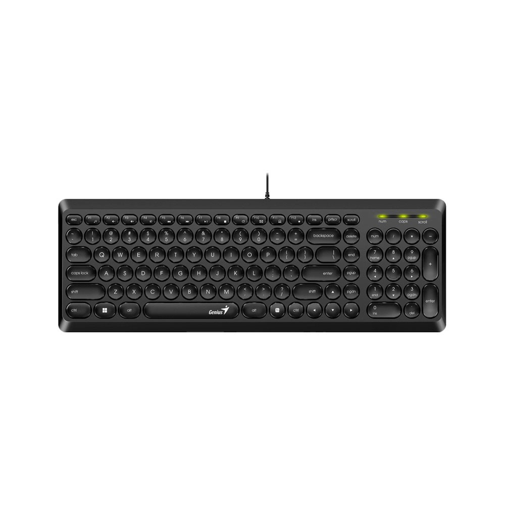 Additional Image for Teclado GENIUS SlimStar Q200 USB Alambrico COLOR Negro