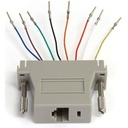 Adaptador Conversor StarTech Modular Serial DB25 A RJ45 Macho A Hembra Garantía De Por Vida