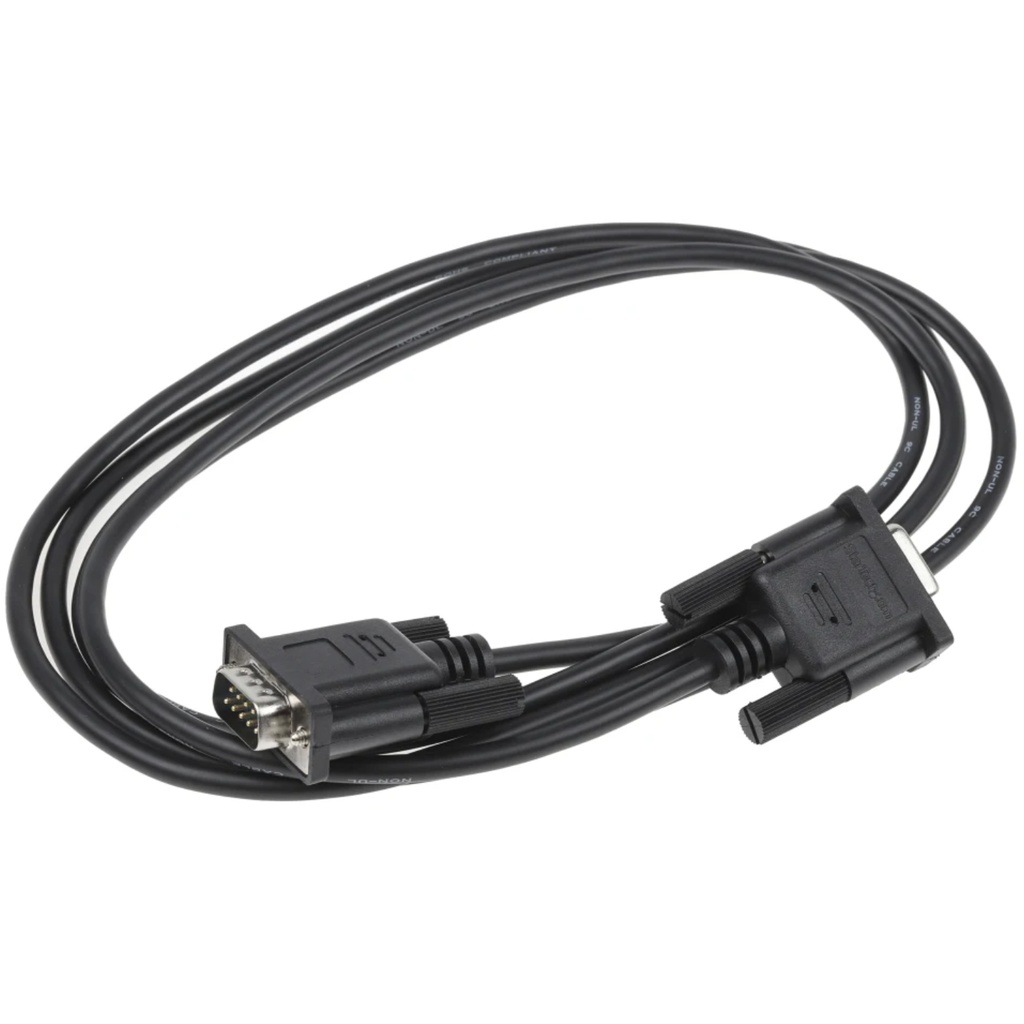 Cable StarTech Extensión Directo Straight Through Serie Serial RS232 Video EGA DB9 Macho A Hembra, 2 mts Garantía De Por Vida