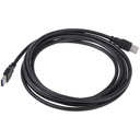 Cable StarTech USB 3.0 (5Gbps)-A a A-Macho/Macho, De 3 Metros Garantía De Por Vida