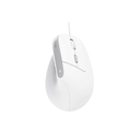 Mouse Trust Bayo II alámbrico Diseño Vertical Blanco