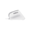 Mouse Trust Bayo II alámbrico Diseño Vertical Blanco