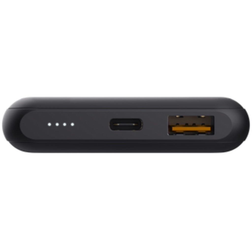 Batería Trust Portátil Externa Redoh 10.000 mAh, Carga Rápida Color Negro 