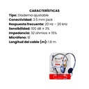 Audífono Diadema Genius HS-02B 2 Plug 3.5mm Azul-Negro