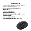 Mouse Inalámbrico Trust Primo Color Negro Mate 