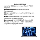MBA 13.6 MDN/8C GPU/16GB/256GB-SPA
