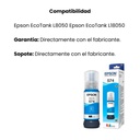 Botella de Tinta EPSON T574220 AL L8050 -  Cyan
