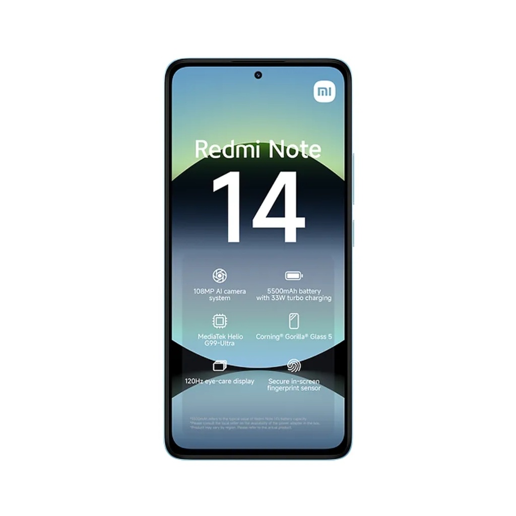 Celular Xiaomi Redmi Note 14 Ocean Blue 6 RAM 128 (Colombia)