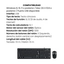 COMBO ALAMBRICO KM-100SE