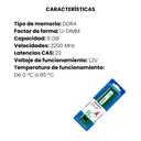 Memoria RAM ADATA Para Pc 8gb Bus 3200