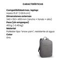 Morral Lenovo 15.6-inch Laptop Casual Backpack 8210 Grey