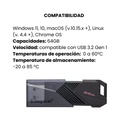 Memoria USB 3.2 Kingston Data Traveler Max 64GB 
