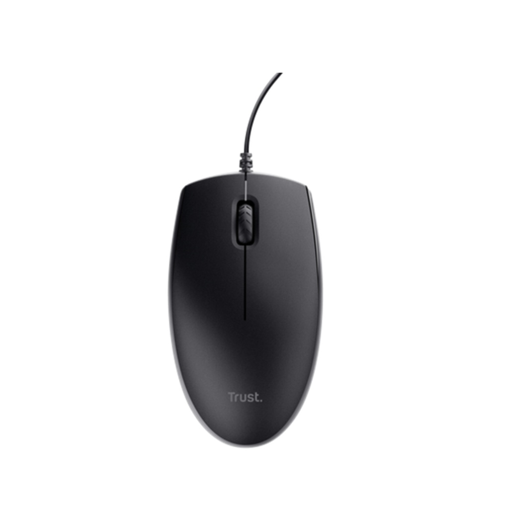  Mouse y Teclado Trust Alámbrico Negro