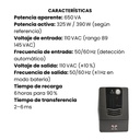 UPS Interactiva WATTANA 650VA/110VAC
