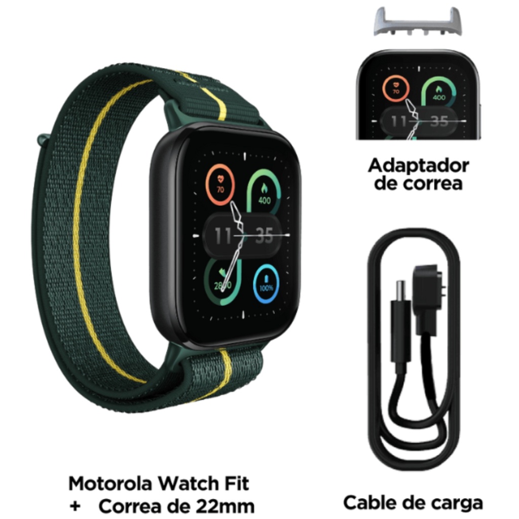 SmartWatch Moto Fit Trekking Green