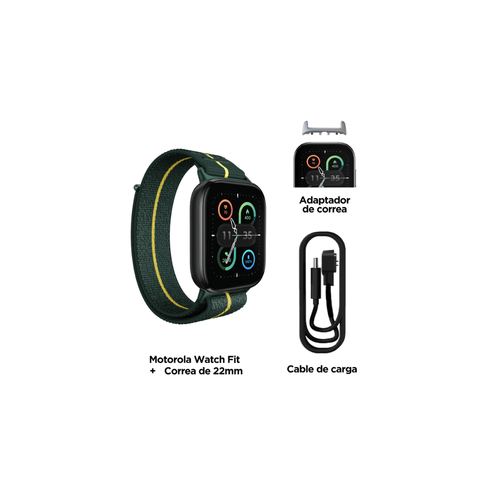 SmartWatch Moto Fit Trekking Green