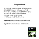 Cartucho Original De Tinta Hp 954xl Alto Rendimiento Negra, 2.000 Páginas, 42.5 ml